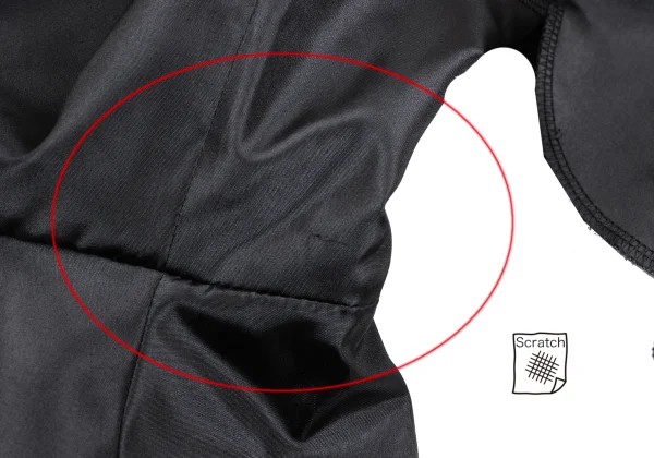 COMME des GARCONS Poly Front Frill Design Blouse K-166833_009