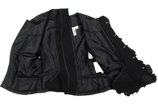 COMME des GARCONS Poly Front Frill Design Blouse K-166833_012