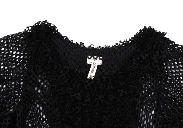 COMME des GARCONS Poly Mesh Frill Blouse K-166834_003