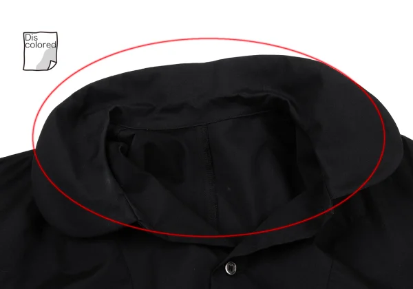 COMME des GARCONS Taped Design Hem See-through Dolman Blouse K-166837_005