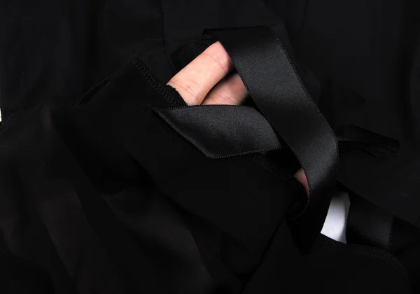 COMME des GARCONS Taped Design Hem See-through Dolman Blouse K-166837_013