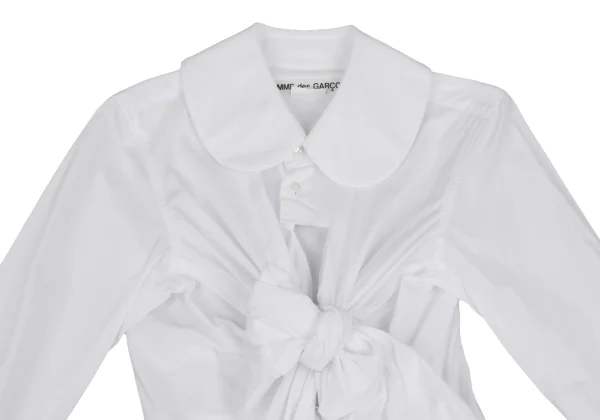 COMME des GARCONS Knot Design Round Collar Blouse K-166839_003