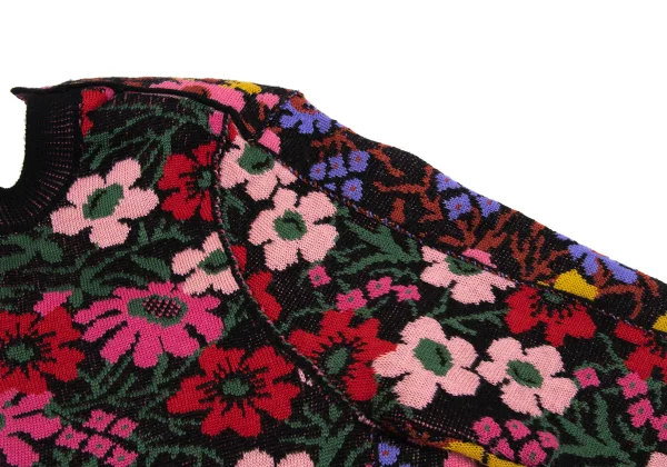 COMME des GARCONS Floral Jacquard Switching 2 WAY Cardigan K-166841_009