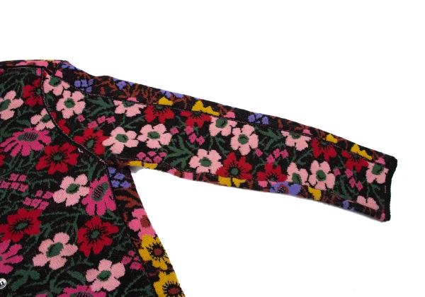 COMME des GARCONS Floral Jacquard Switching 2 WAY Cardigan K-166841_013