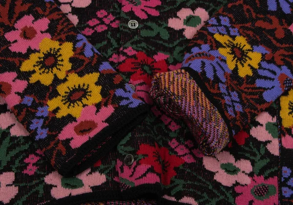 COMME des GARCONS Floral Jacquard Switching 2 WAY Cardigan K-166841_014