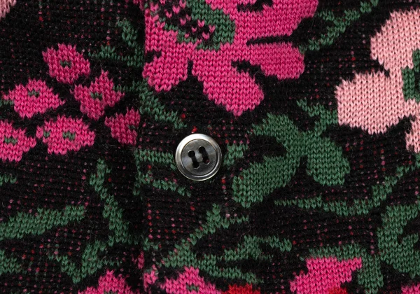 COMME des GARCONS Floral Jacquard Switching 2 WAY Cardigan K-166841_017