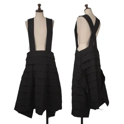 COMME des GARCONS Wool Tiered Overall Skirt
