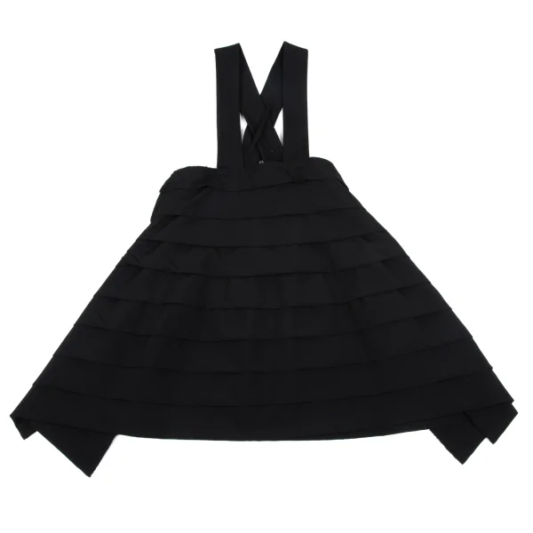 COMME des GARCONS Wool Tiered Overall Skirt K-166846_002