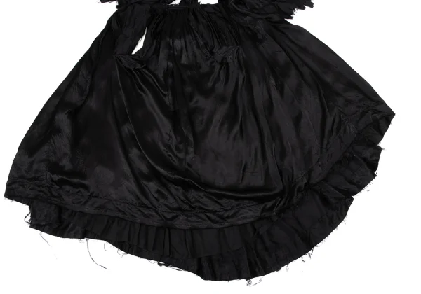 COMME des GARCONS Cupra Cut-off Knot Shoulder Overall Skirt K-166847_009