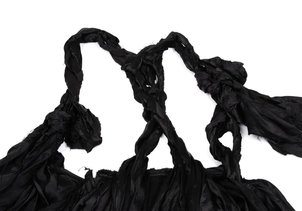 COMME des GARCONS Cupra Cut-off Knot Shoulder Overall Skirt K-166847_013