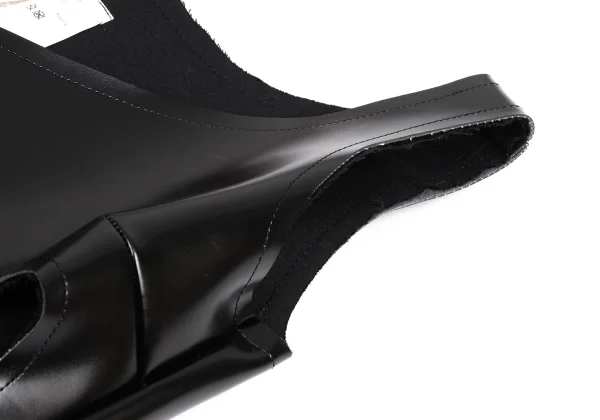 COMME des GARCONS Cutting Synthetic Leather Over Dress K-166848_005