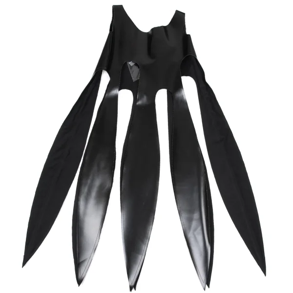 COMME des GARCONS Cutting Synthetic Leather Over Dress K-166848_010