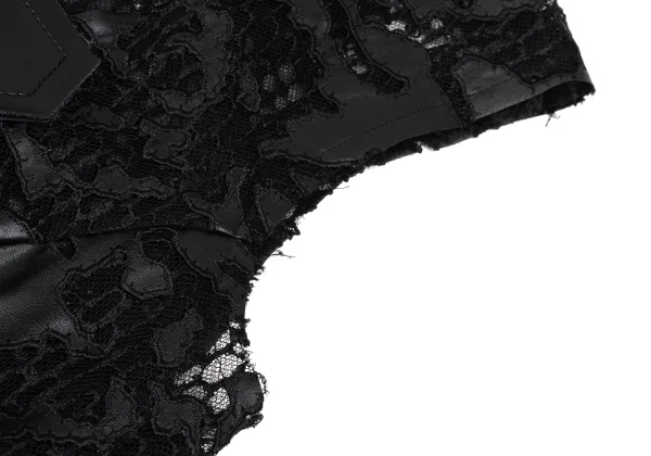 COMME des GARCONS Synthetic Leather Lace Over Dress K-166849_005