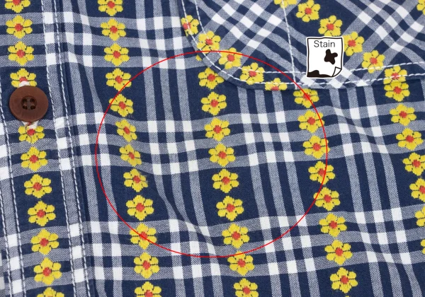 COMME des GARCONS HOMME Floral Checker Long Sleeve Shirt K-166851_003