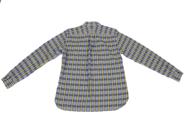COMME des GARCONS HOMME Floral Checker Long Sleeve Shirt K-166851_011