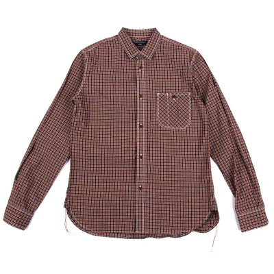 COMME des GARCONS HOMME Typewriter Cotton Check Shirt