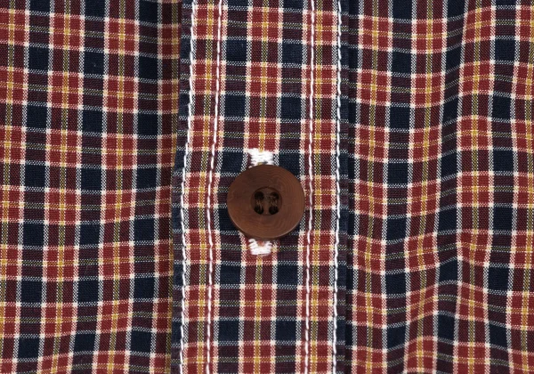 COMME des GARCONS HOMME Typewriter Cotton Check Shirt K-166852_005