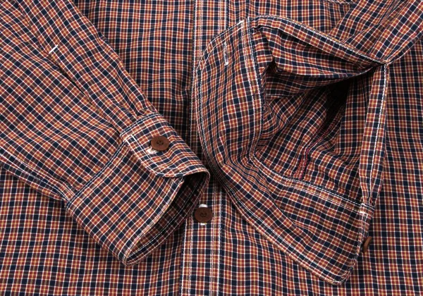 COMME des GARCONS HOMME Typewriter Cotton Check Shirt K-166852_007