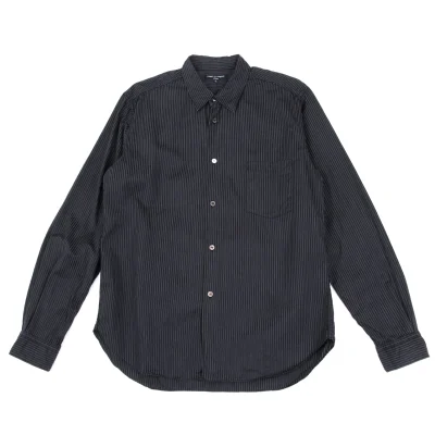 COMME des GARCONS HOMME Cotton Patch Pocket Striped Long-sleeved Shirt