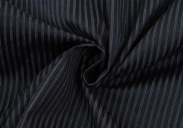 COMME des GARCONS HOMME Cotton Patch Pocket Striped Long-sleeved Shirt K-166857_013