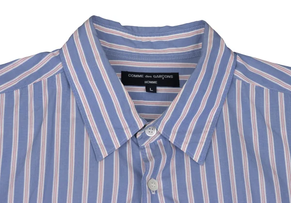 COMME des GARCONS HOMME Cotton Line Tape Design Striped Long Sleeved Shirt K-166861_003