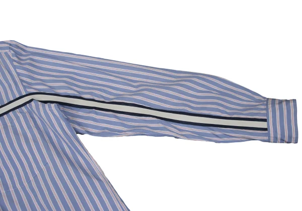 COMME des GARCONS HOMME Cotton Line Tape Design Striped Long Sleeved Shirt K-166861_008