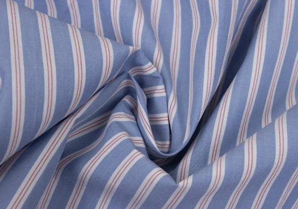 COMME des GARCONS HOMME Cotton Line Tape Design Striped Long Sleeved Shirt K-166861_014