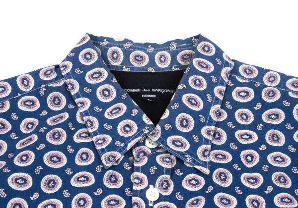 COMME des GARCONS HOMME Cotton Rayon Paisley Shirt K-166865_003