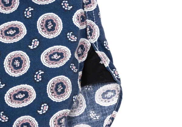 COMME des GARCONS HOMME Cotton Rayon Paisley Shirt K-166865_012