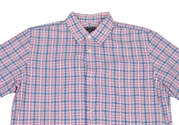 COMME des GARCONS HOMME Checker Short Sleeve Shirt K-166868_002