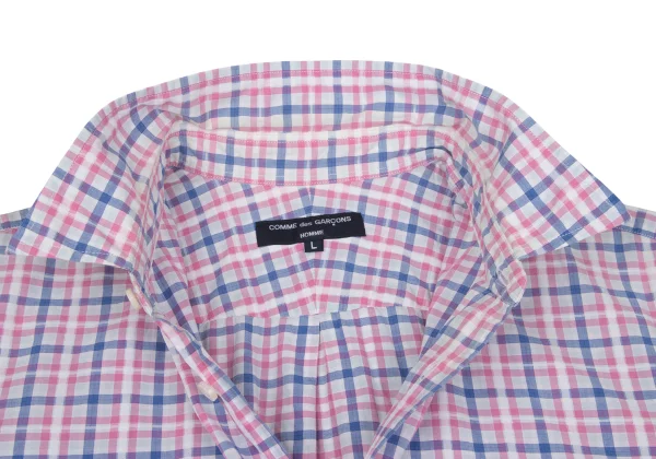 COMME des GARCONS HOMME Checker Short Sleeve Shirt K-166868_005
