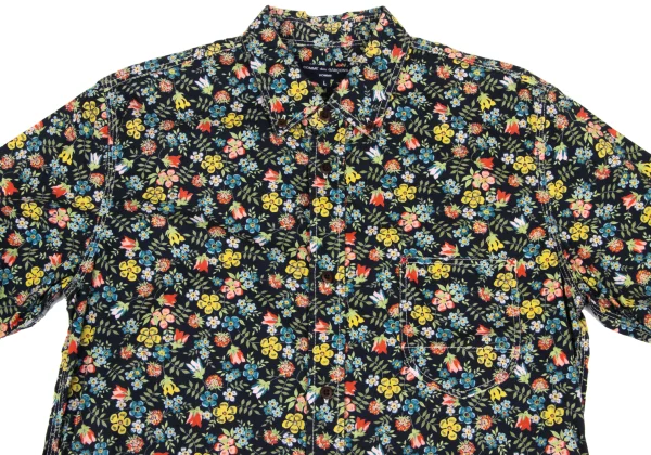 COMME des GARCONS HOMME Cotton Floral Printed Shirt K-166872_002