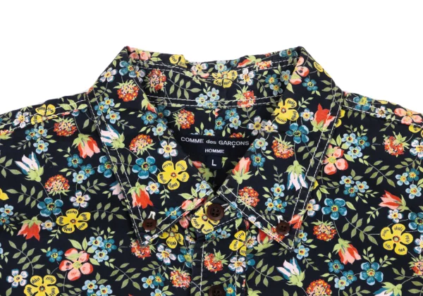 COMME des GARCONS HOMME Cotton Floral Printed Shirt K-166872_003