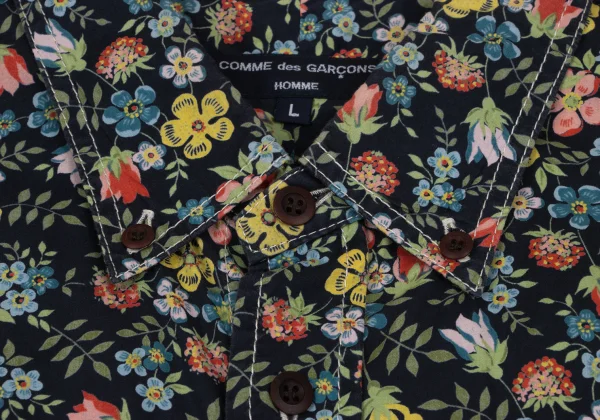 COMME des GARCONS HOMME Cotton Floral Printed Shirt K-166872_005
