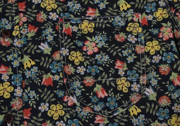 COMME des GARCONS HOMME Cotton Floral Printed Shirt K-166872_006