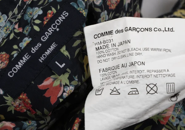 COMME des GARCONS HOMME Cotton Floral Printed Shirt K-166872_015