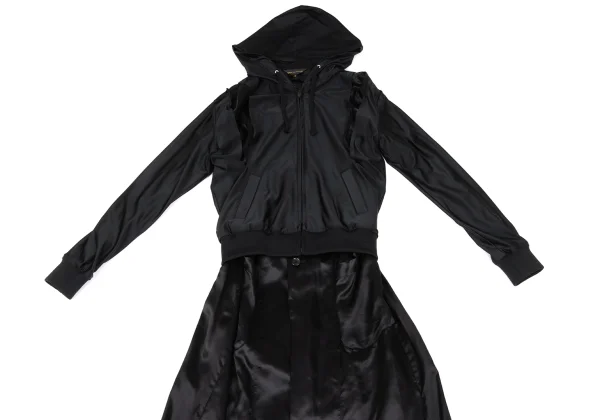 COMME des GARCONS Hoodie Switching Dress K-166875_003