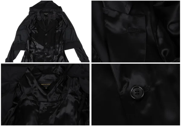 COMME des GARCONS Hoodie Switching Dress K-166875_010