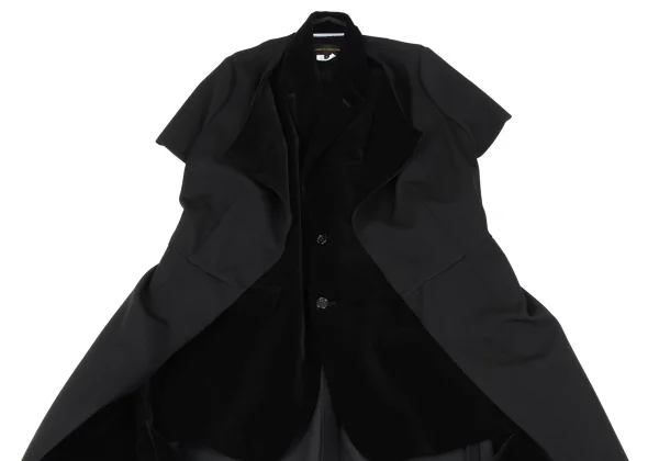 COMME des GARCONS Velvet Switching Long Jacket K-166876_003