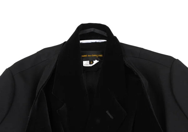 COMME des GARCONS Velvet Switching Long Jacket K-166876_004