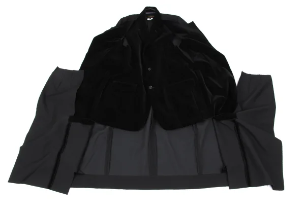 COMME des GARCONS Velvet Switching Long Jacket K-166876_008