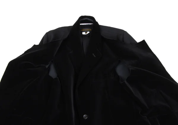 COMME des GARCONS Velvet Switching Long Jacket K-166876_009