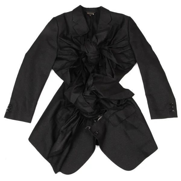 COMME des GARCONS Front Bind Design Glitter Jacket K-166877_002