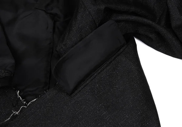 COMME des GARCONS Front Bind Design Glitter Jacket K-166877_013