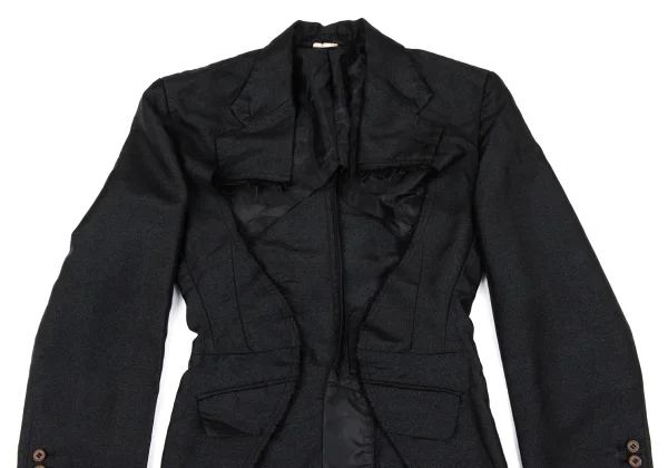 COMME des GARCONS Poly Cutting Glitter Jacket K-166878_003