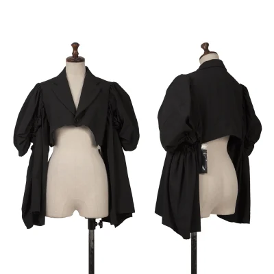 COMME des GARCONS Wool Puff Sleeves Short Jacket