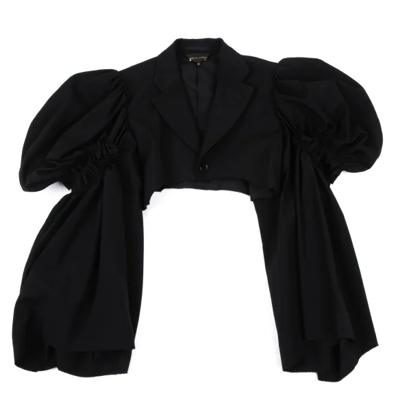 COMME des GARCONS Wool Puff Sleeves Short Jacket K-166880_002