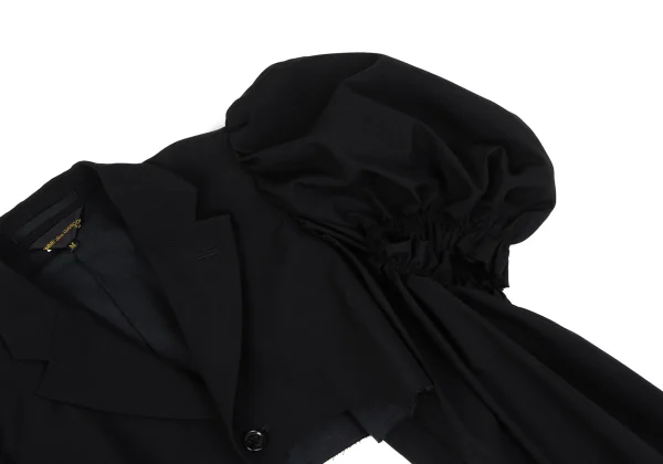 COMME des GARCONS Wool Puff Sleeves Short Jacket K-166880_008