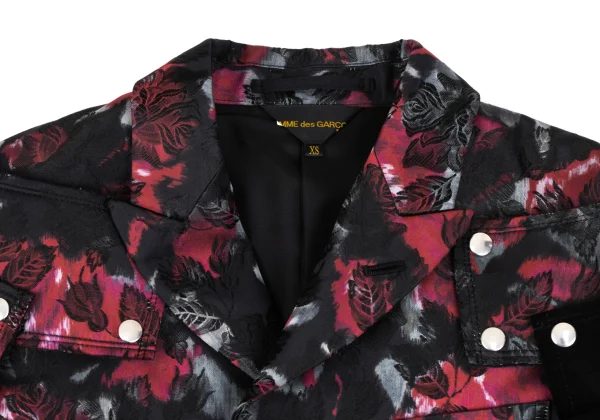 COMME des GARCONS Botanical Jacquard Armor Jacket K-166883_004