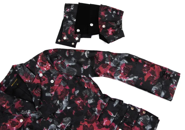 COMME des GARCONS Botanical Jacquard Armor Jacket K-166883_010